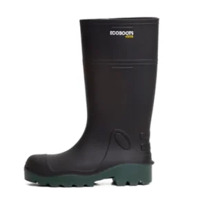 Bota de Pvc Ecoboots Preta Bico de Composite e Palmilha de Aço CA 34671