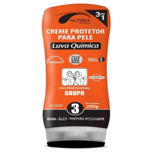 Creme Protetor Para Pele Luva Quimica G3 Plus Nutriex 200g